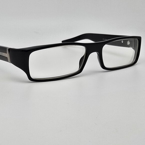 Gucci GG1444 807 Black Rectangular Eyeglasses Frame w/ Case Italy 51-15-130 - Picture 7 of 15